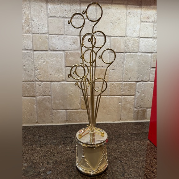 Satin Silver Plated Drum Design Message/ Picture Holder 12” - Picture 3 of 8